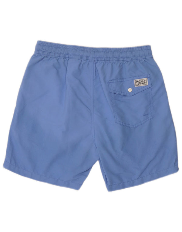 Polo Ralph Lauren Mens Swimming Shorts Small  Blue Nylon