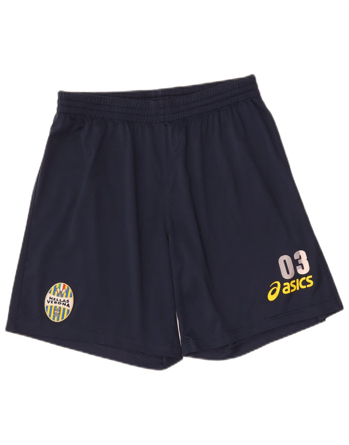 Asics Herre HELLAS VERONA Graphic Sports Shorts Medium Navy Blue Polyester