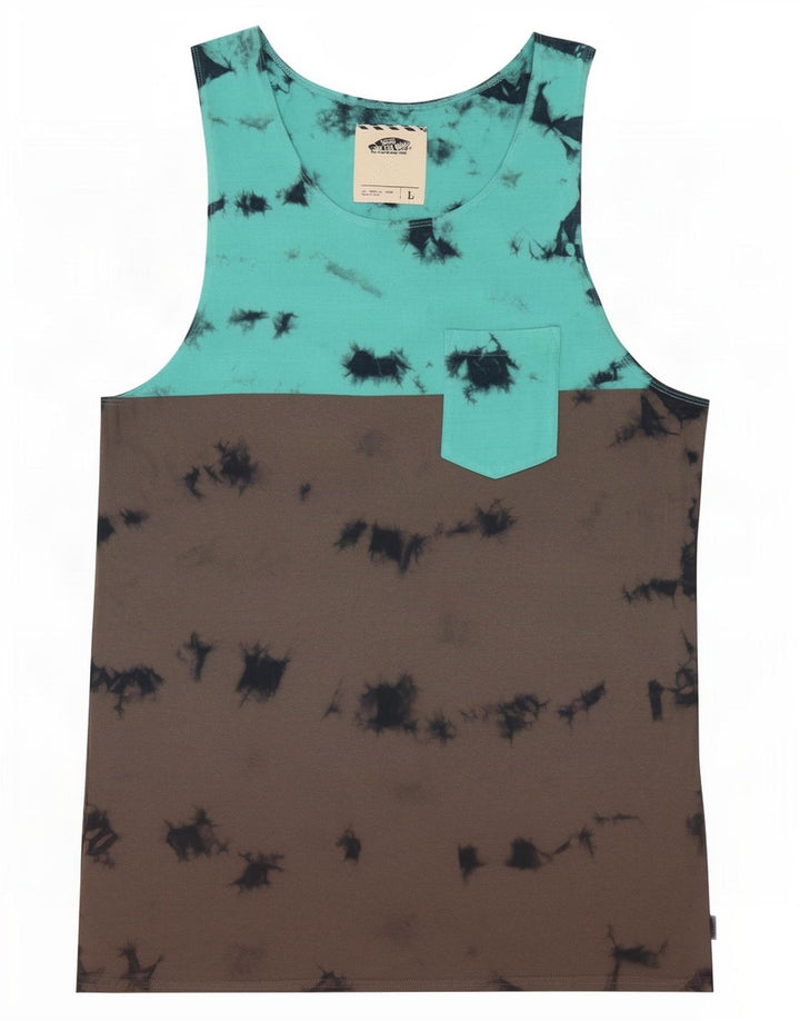 Vans Débardeur Homme Large Gris Tie Dye