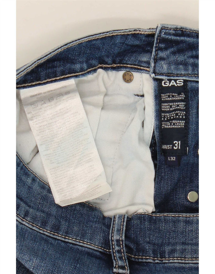 Gas Womens Slim Jeans W31 L27 Blue Cotton