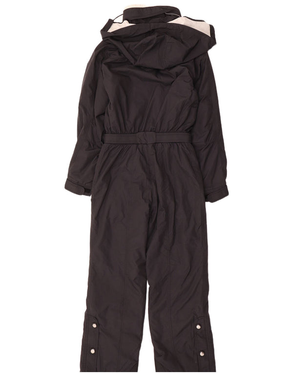 Fila Dame Italia Hætte Ski Jumpsuit IT 42 Medium Sort Nylon