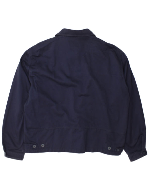 Rifle Mens Bomber Jacket UK 42 2XL Navy Blue Cotton