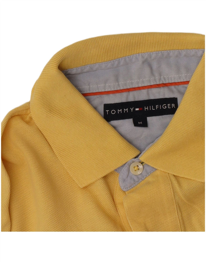 Tommy Hilfiger Mens Polo Shirt Medium Yellow