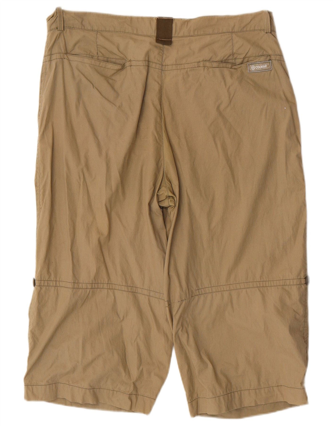 COLMAR Bermuda masculina IT 52 XL W36 algodão listrado verde