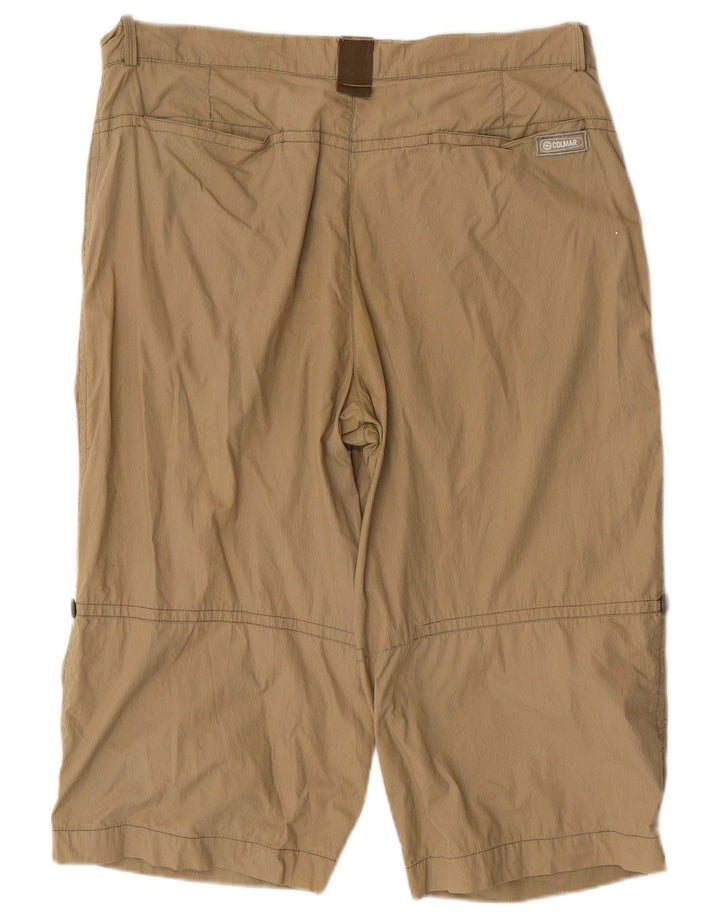 COLMAR Bermuda masculina IT 52 XL W36 algodão listrado verde