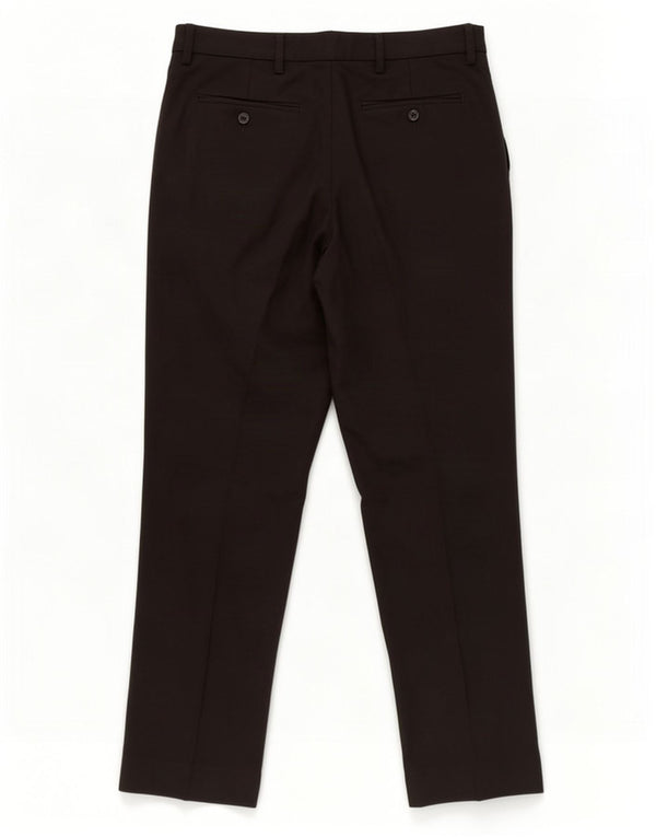 Damskie spodnie casual Marks & Spencer W34 L29 Czarne Poliester