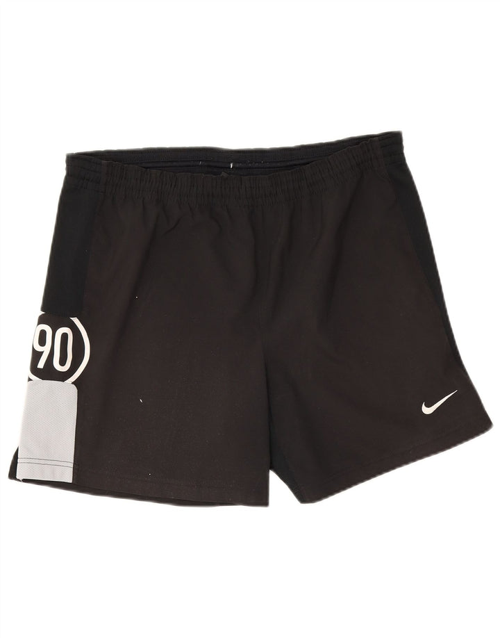 Nike Mens Graphic Sport Shorts Small  Black Colourblock