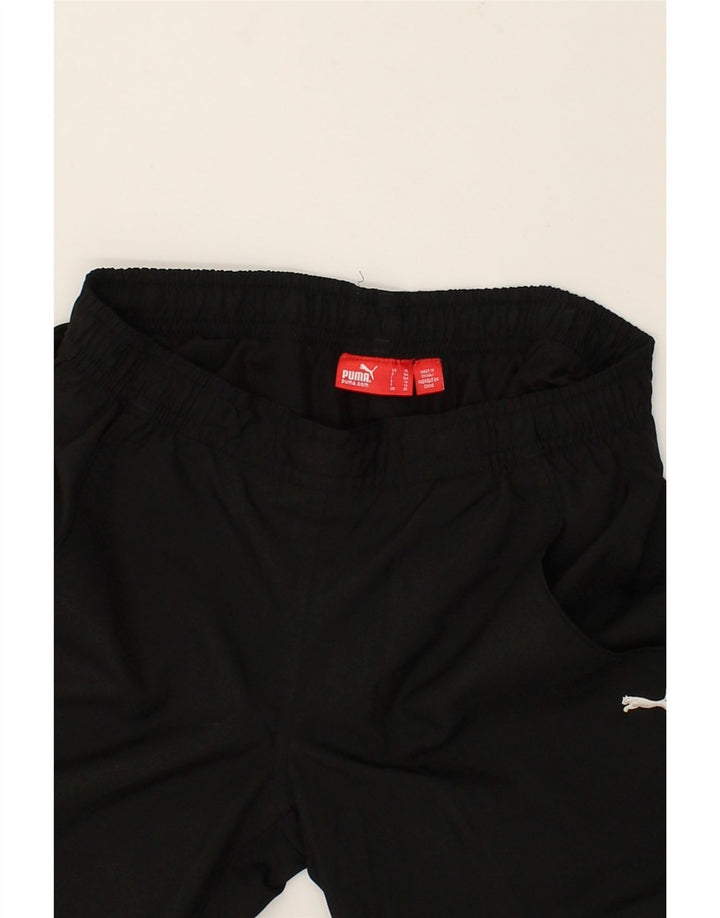 PUMA Womens Bermuda Sport Shorts UK 8 Small Black | Vintage Puma | Thrift | Second-Hand Puma | Used Clothing | Messina Hembry 