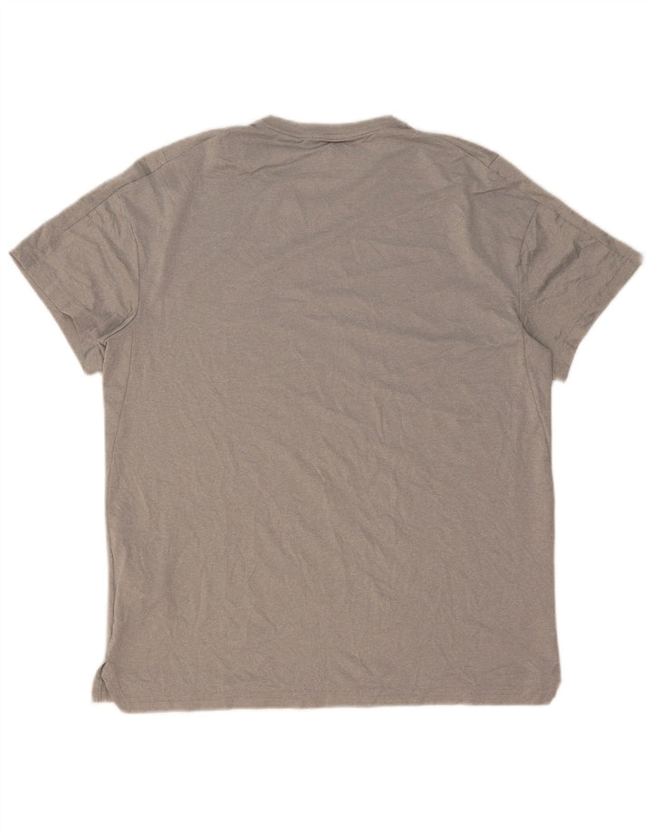 Nike Mens Dri Fit T-Shirt Top Large Grey Polyester