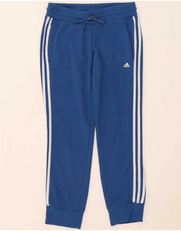 Pantaloni de trening Climalite pentru femei Adidas Pantaloni de jogging UK 12/14 Medium Blue