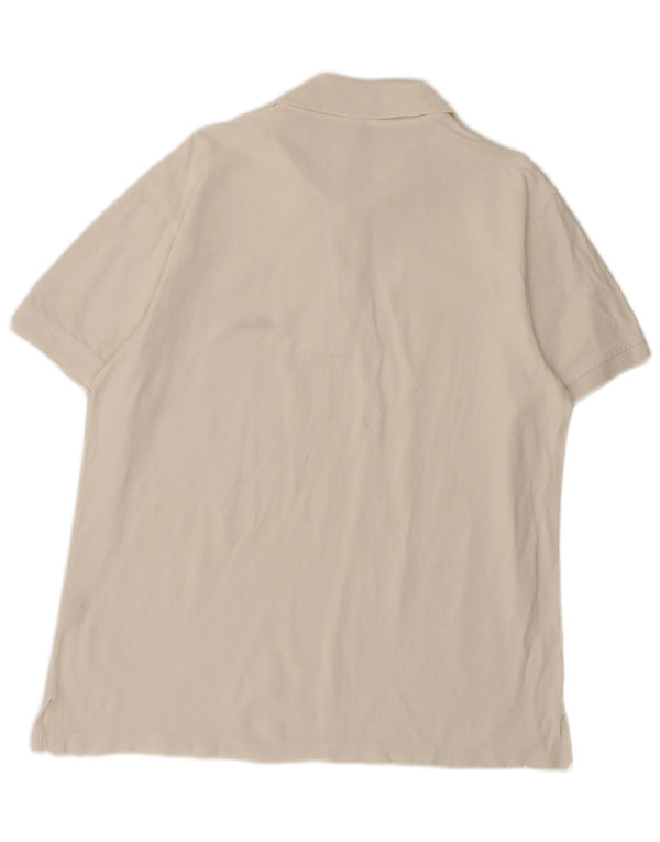 Levi's Mens Polo Shirt Large White Cotton