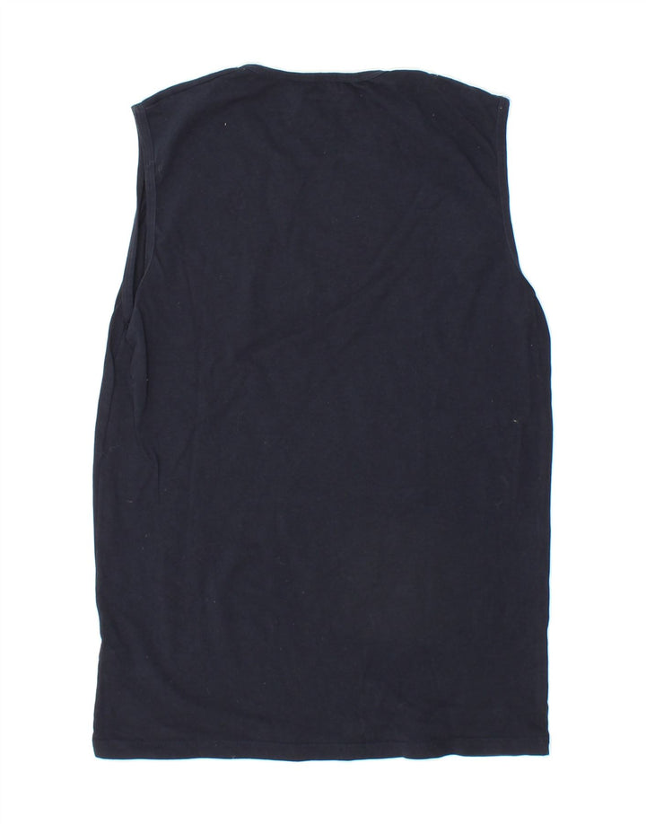 LOTTO Womens Vest Top UK 18 XL Navy Blue Vintage Lotto and Second-Hand Lotto from Messina Hembry 