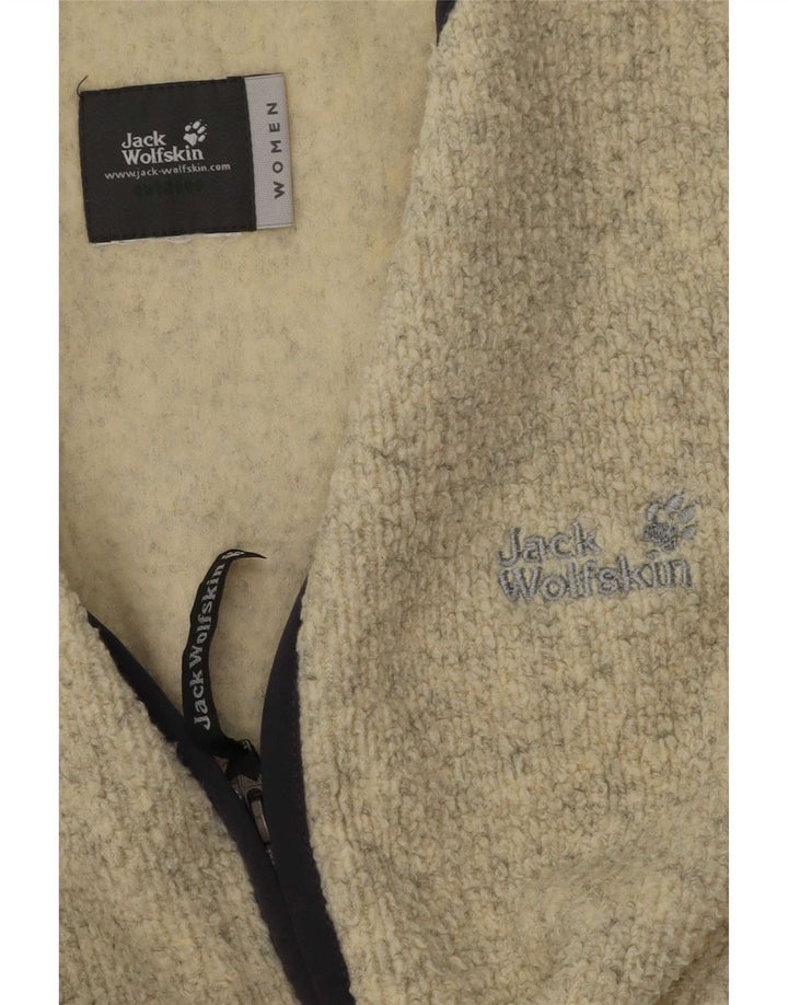 Jack Wolfskin Damen Fleecejacke UK 14 Medium Beige