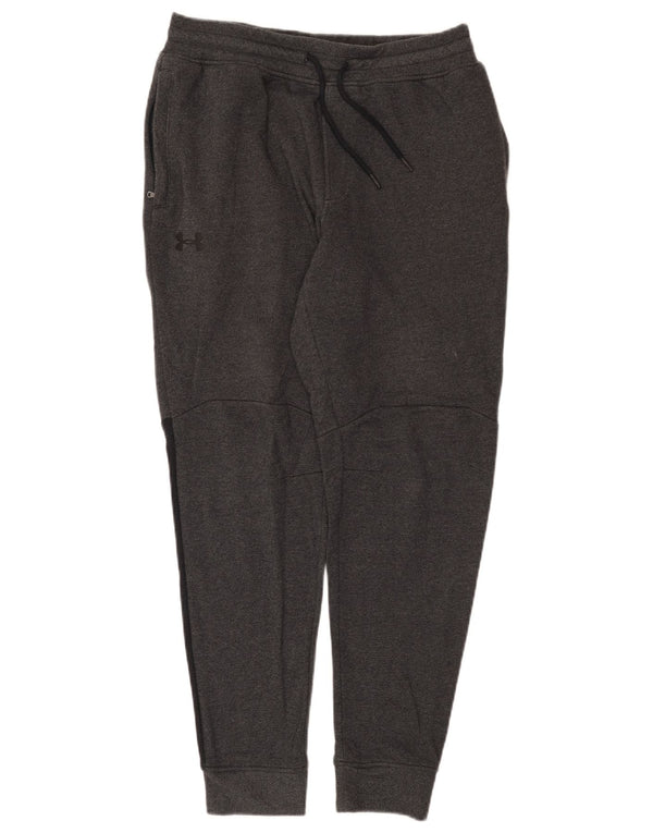 Under Armour Pantalon de survêtement pour homme en coton color block Large Gris