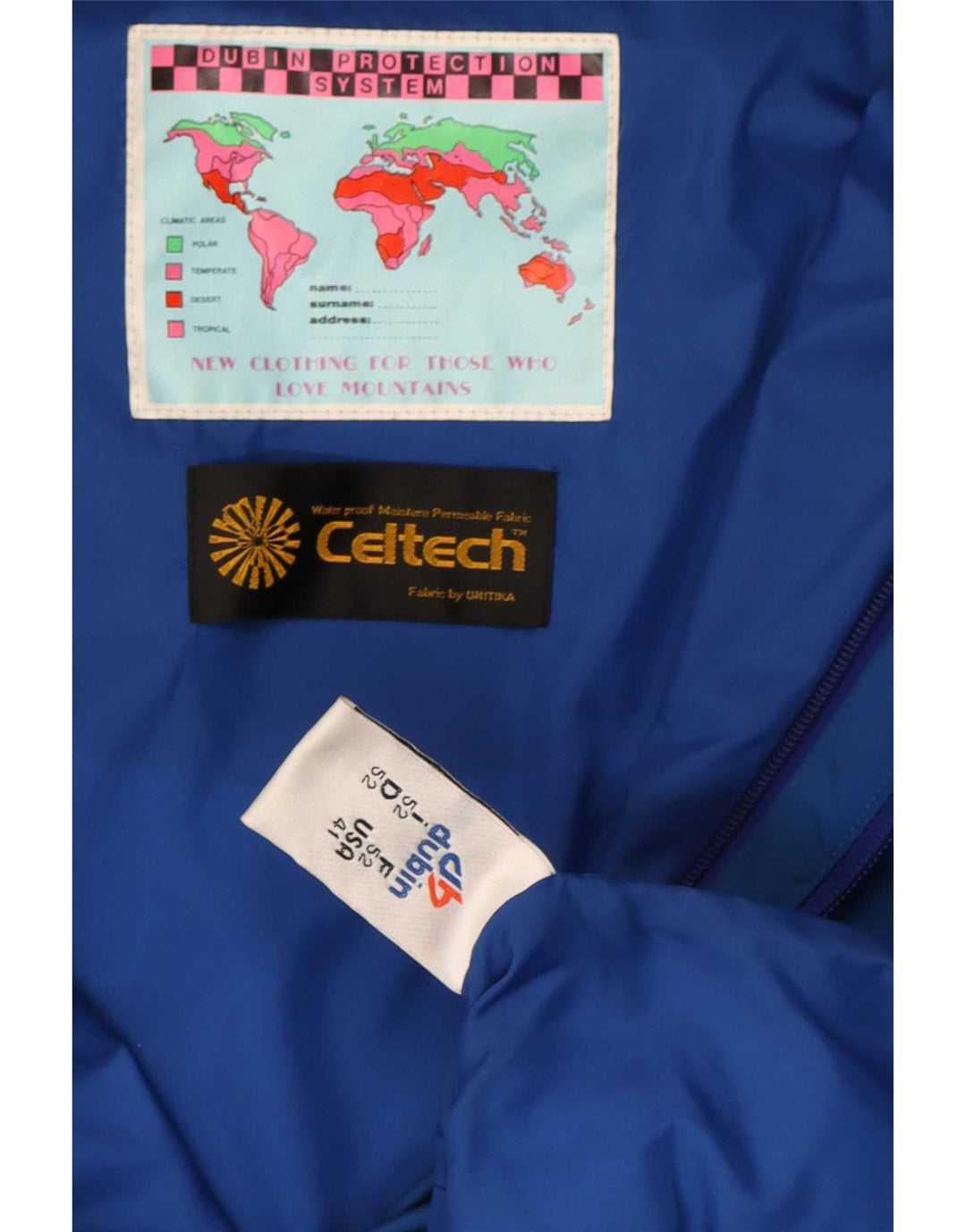 Giacca da sci con cappuccio da uomo Dubin IT 52 XL Blu poliestere color block