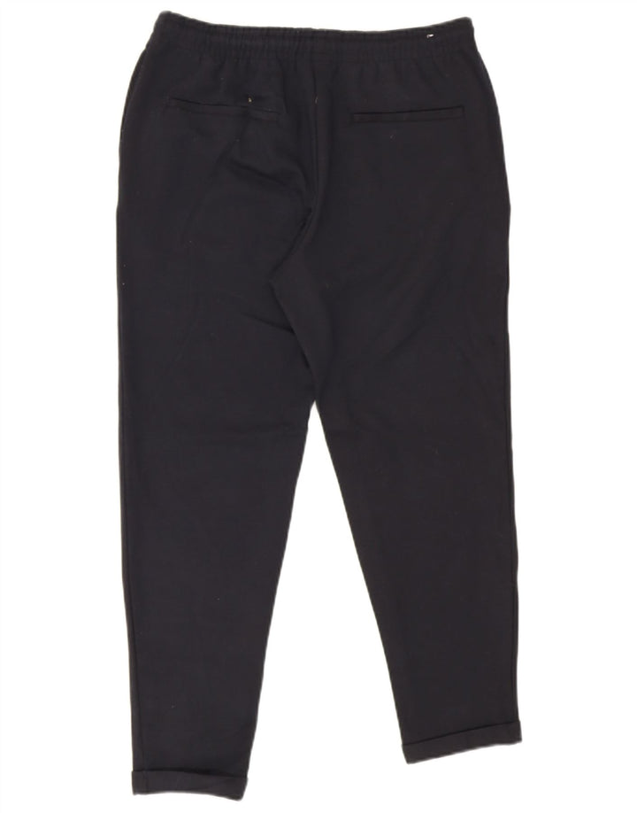 Zara Herre Crop træningsdragt Bukser Medium Navy Blue Polyester