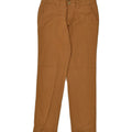 TOMMY HILFIGER Womens Slim Chino Trousers US 4 Small W30 L30 Brown Cotton | Vintage Tommy Hilfiger | Thrift | Second-Hand Tommy Hilfiger | Used Clothing | Messina Hembry 