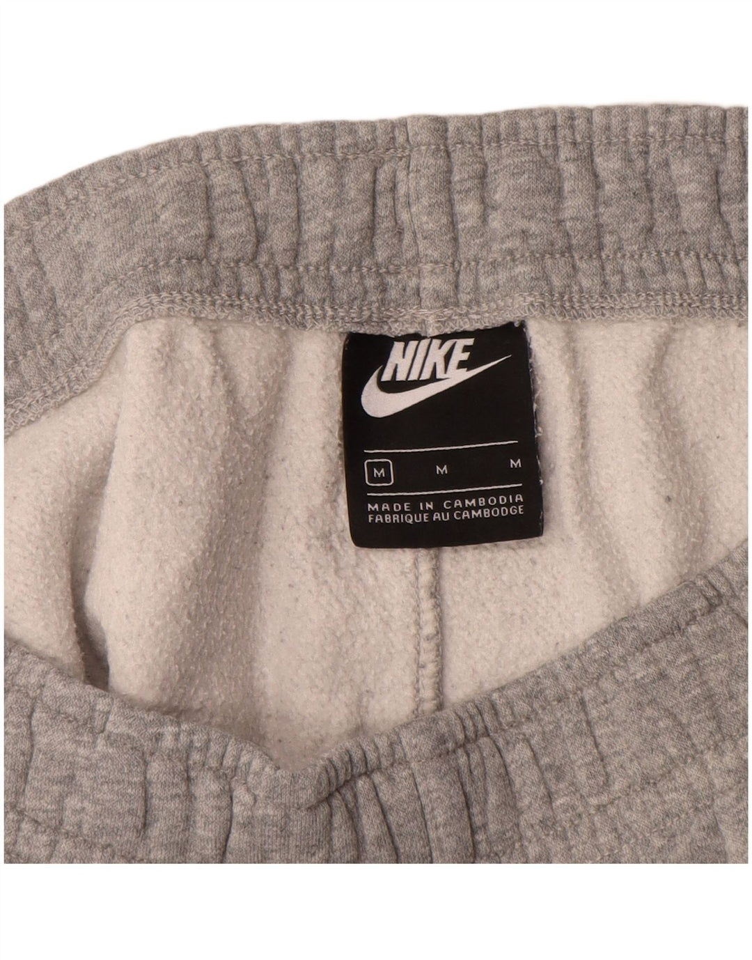 NIKE Mens Tracksuit Trousers Joggers Medium  Grey Colourblock Cotton