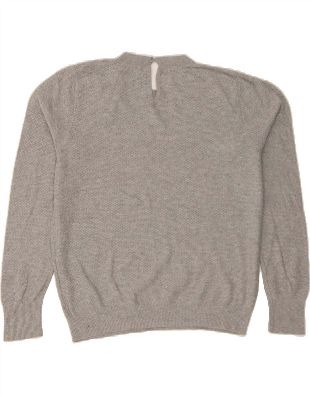 OASIS Womens Crew Neck Jumper Sweater UK 16 Large Grey Vintage Oasis and Second-Hand Oasis from Messina Hembry 