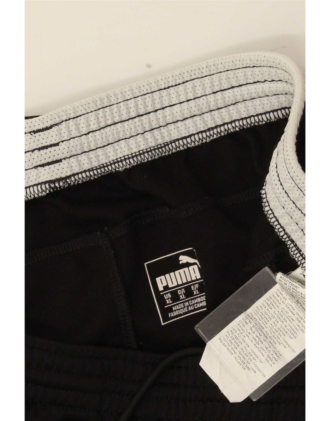 Puma Træningsdragtsbukser til mænd XL Sort Polyester