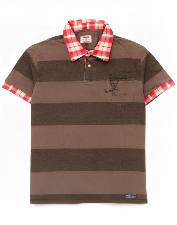 Jack & Jones muška ragbi polo majica velike sive pruge