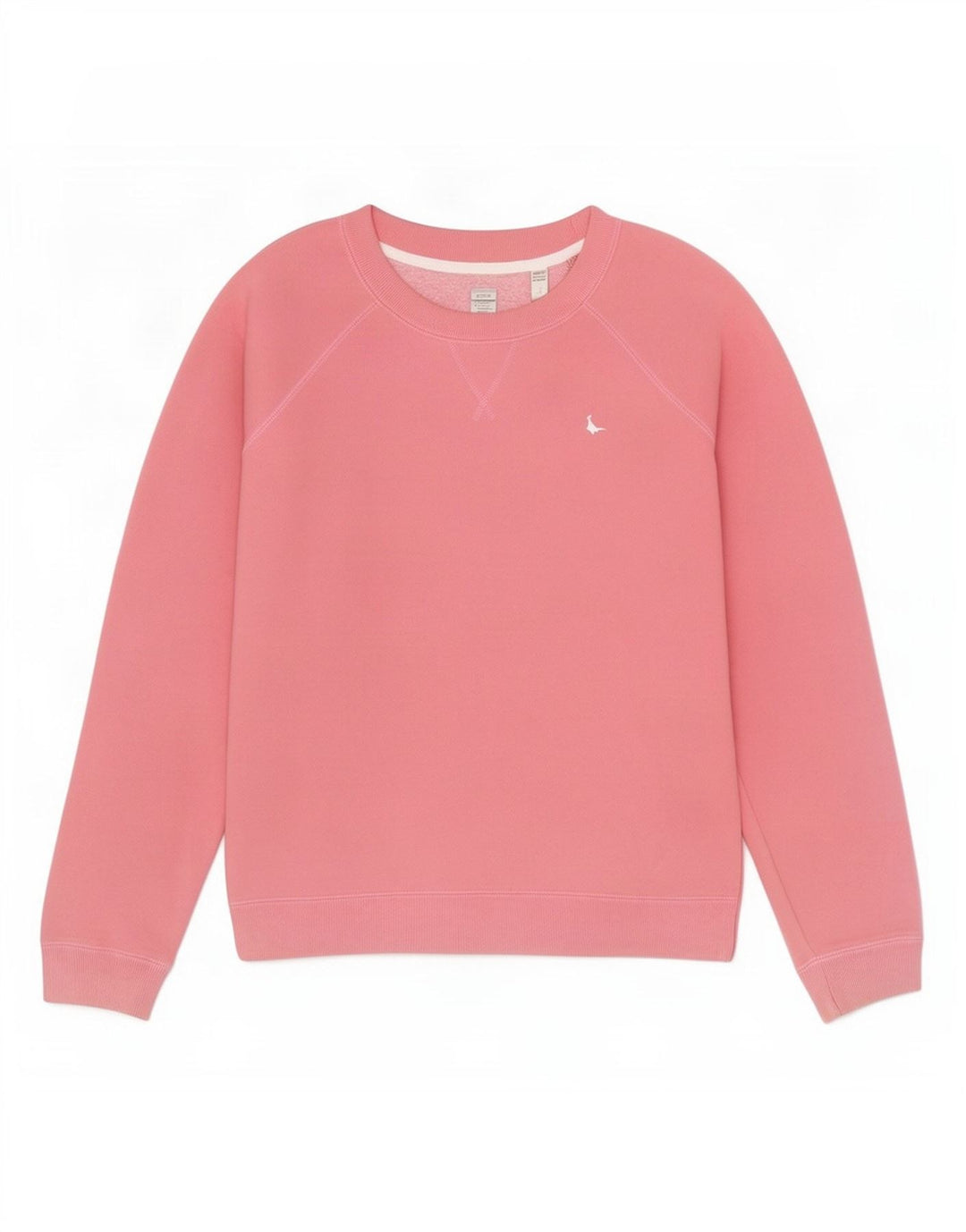 Jack Wills Womens Oversized Sweatshirt Jumper UK 8 Small Pink Cotton