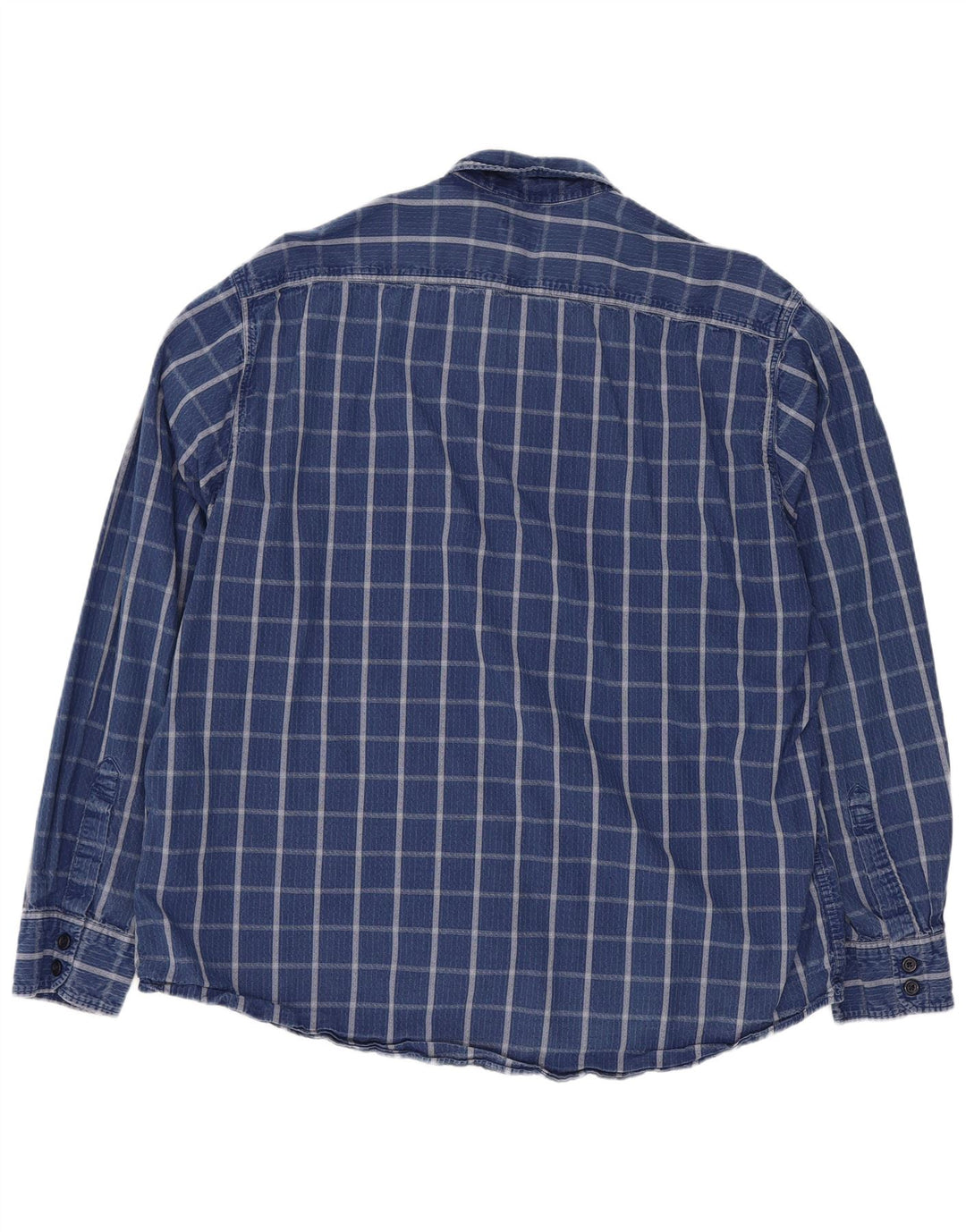 Levi's Mens Shirt XL Blue Check Cotton