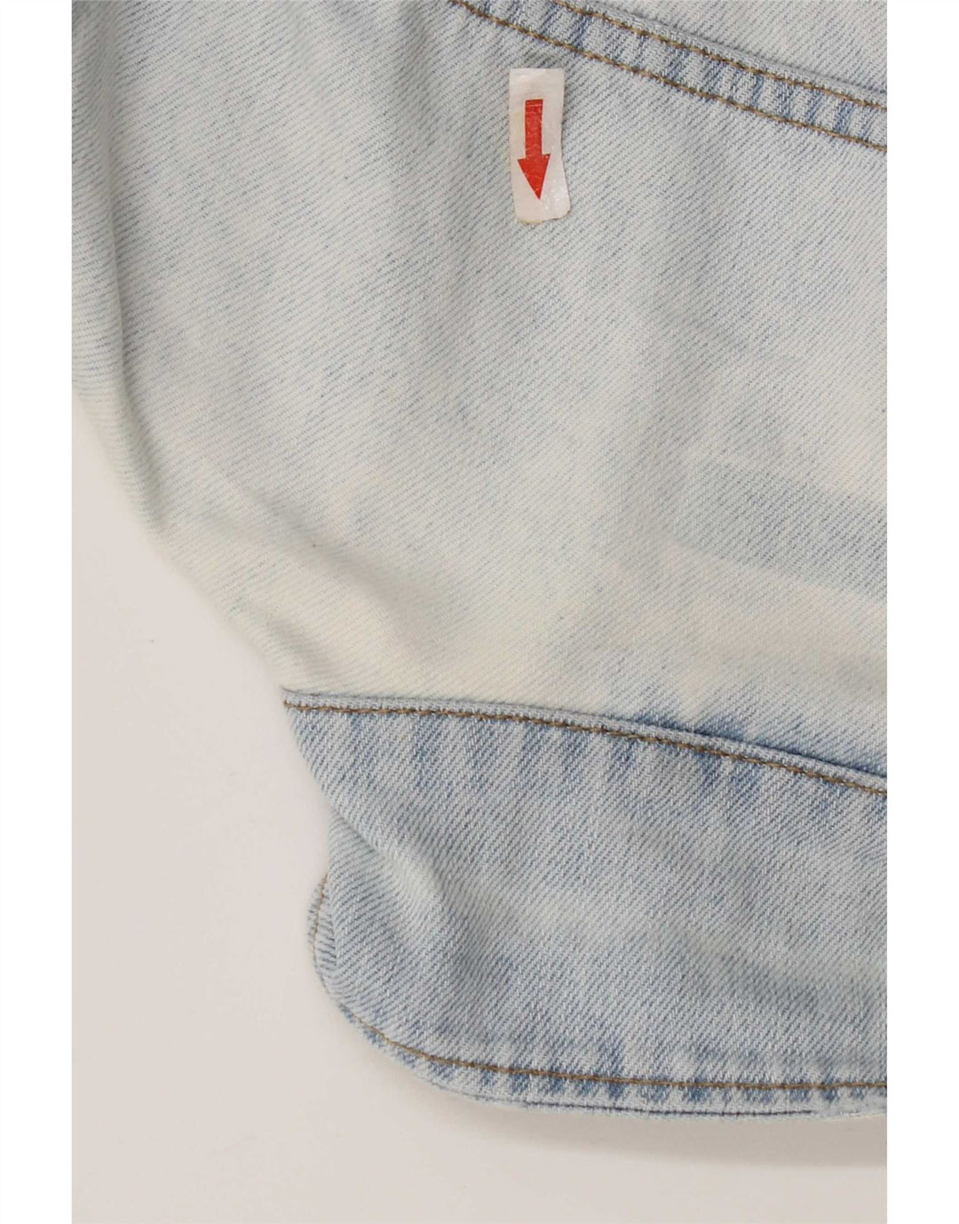 Topshop Dame denimjakke UK 10 Small Blue Cotton