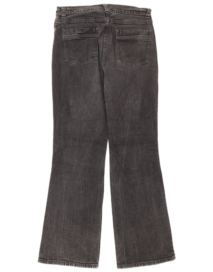 Marks & Spencer Womens Bootcut Jeans UK 10 Small W27 L29 Black Cotton