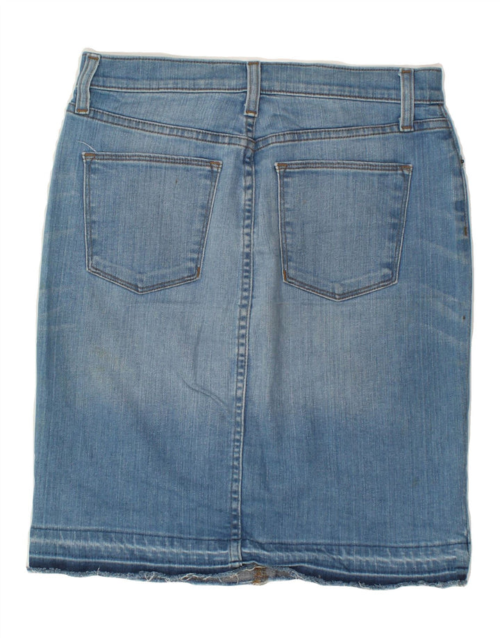 J. CREW Womens Denim Skirt W27 Small Blue Cotton Vintage J. Crew and Second-Hand J. Crew from Messina Hembry 