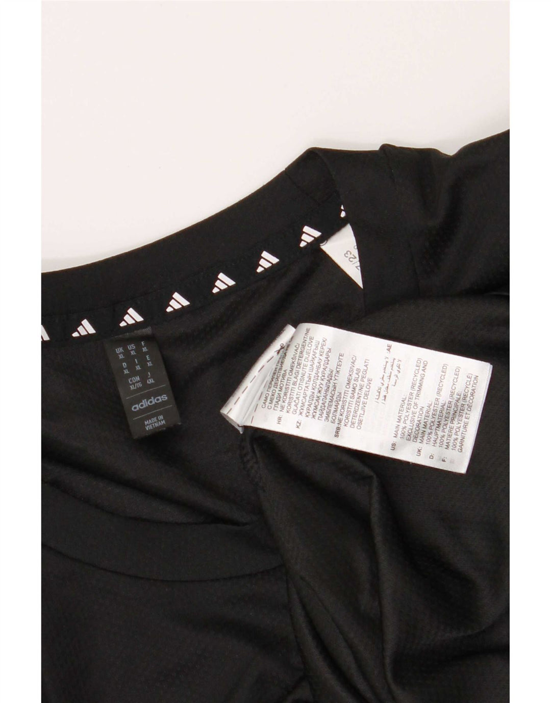 Adidas Mens Aeroready T-Shirt Top XL Black Polyester