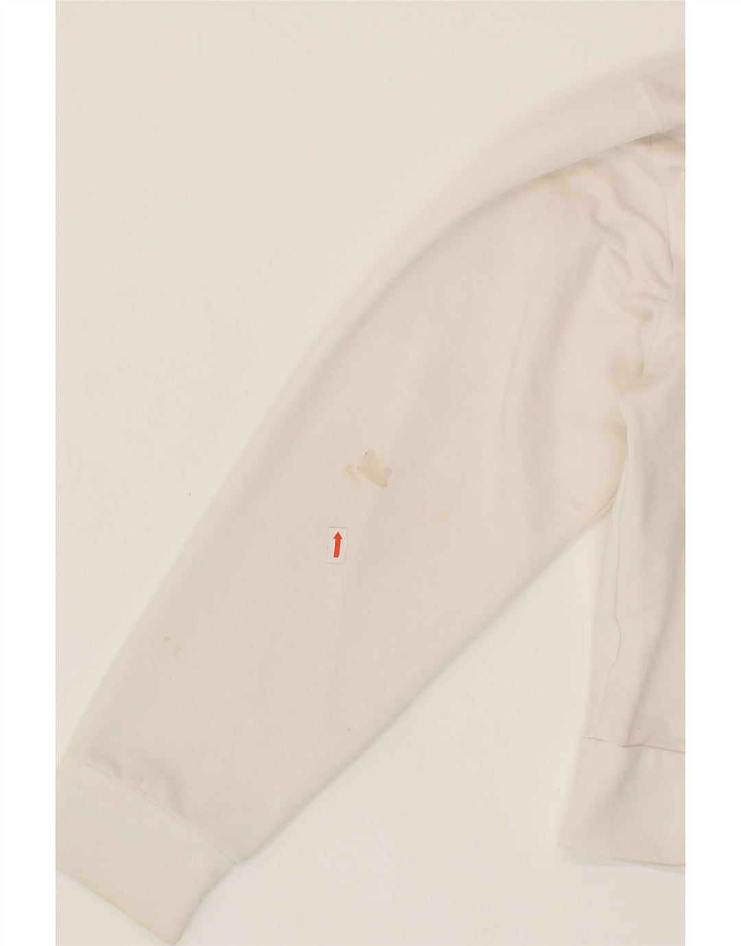 PUMA Womens Oversized Graphic Hoodie Jumper UK 10 Small White Vintage Puma and Second-Hand Puma from Messina Hembry 