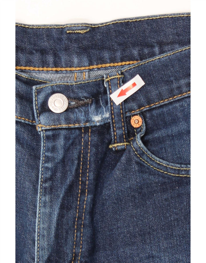 Levi's Mens 511 Slim Jeans W32 L32 Navy Blue Cotton
