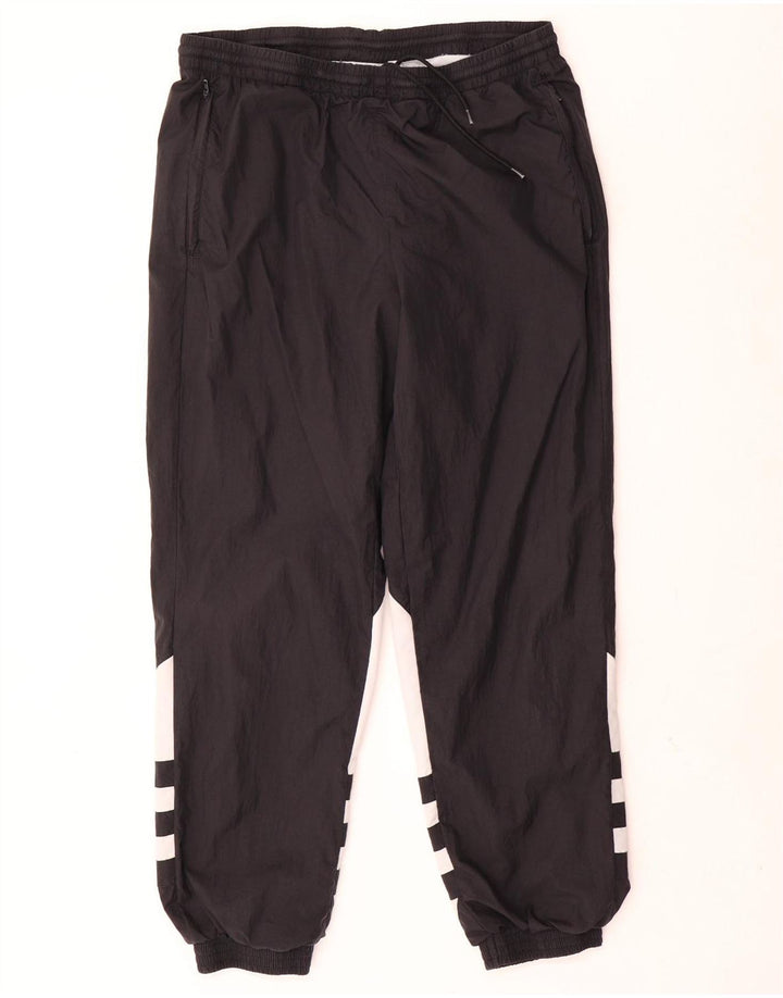 Adidas Mens Graphic Full Tracksuit Medium  Black Polyester