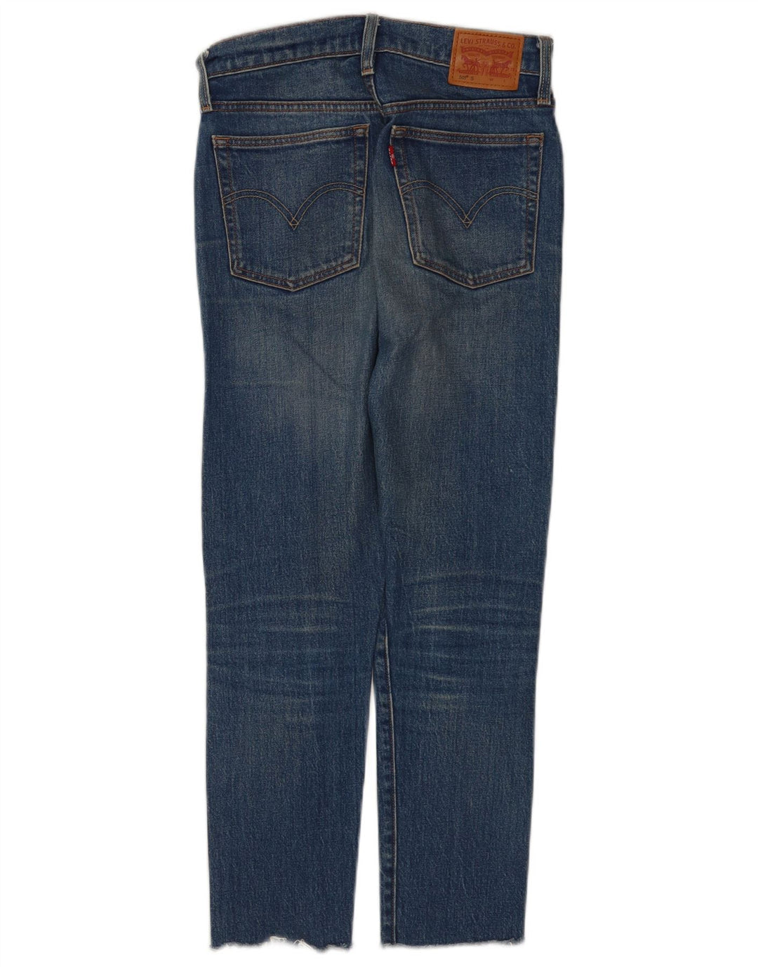 Jeans slim da donna Levi's piccoli W25 L26 cotone blu