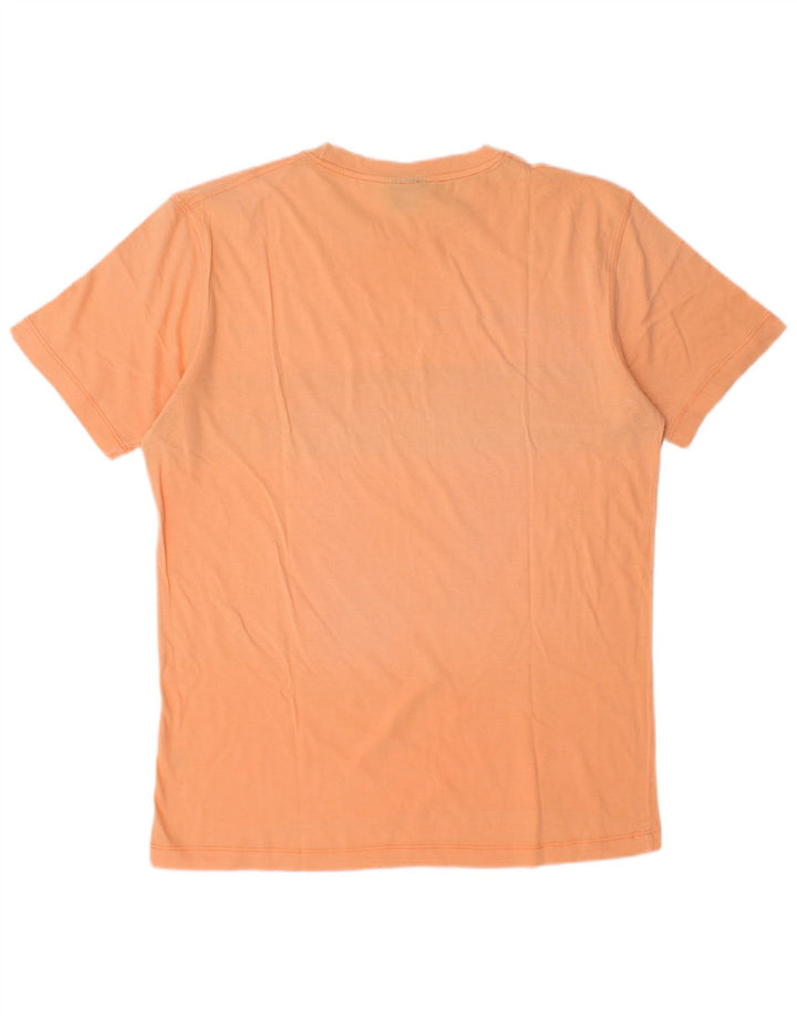 TRUSSARDI Herre T-Shirt Top Medium Orange Colourblock