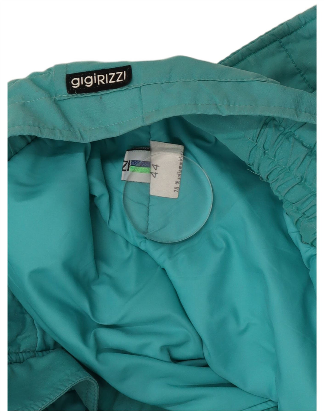 Gigi Rizzi Chaqueta Bomber Mujer IT 44 Algodón Turquesa Medio