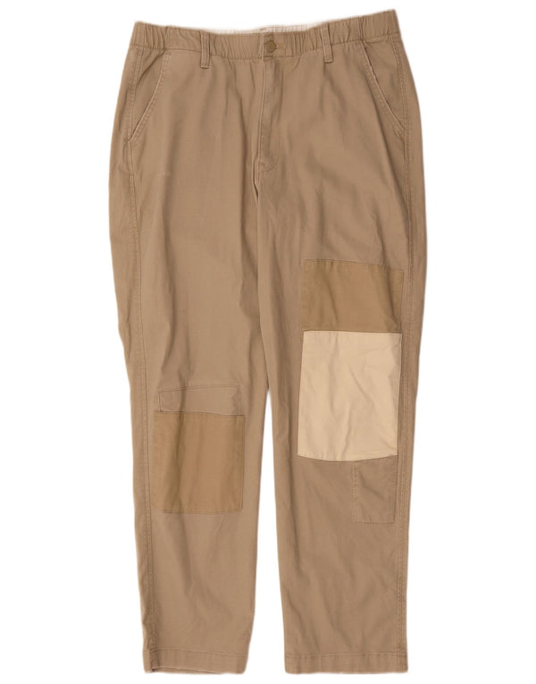 Pantaloni chino affusolati da uomo Levi's grandi W34 L30 cotone color block beige