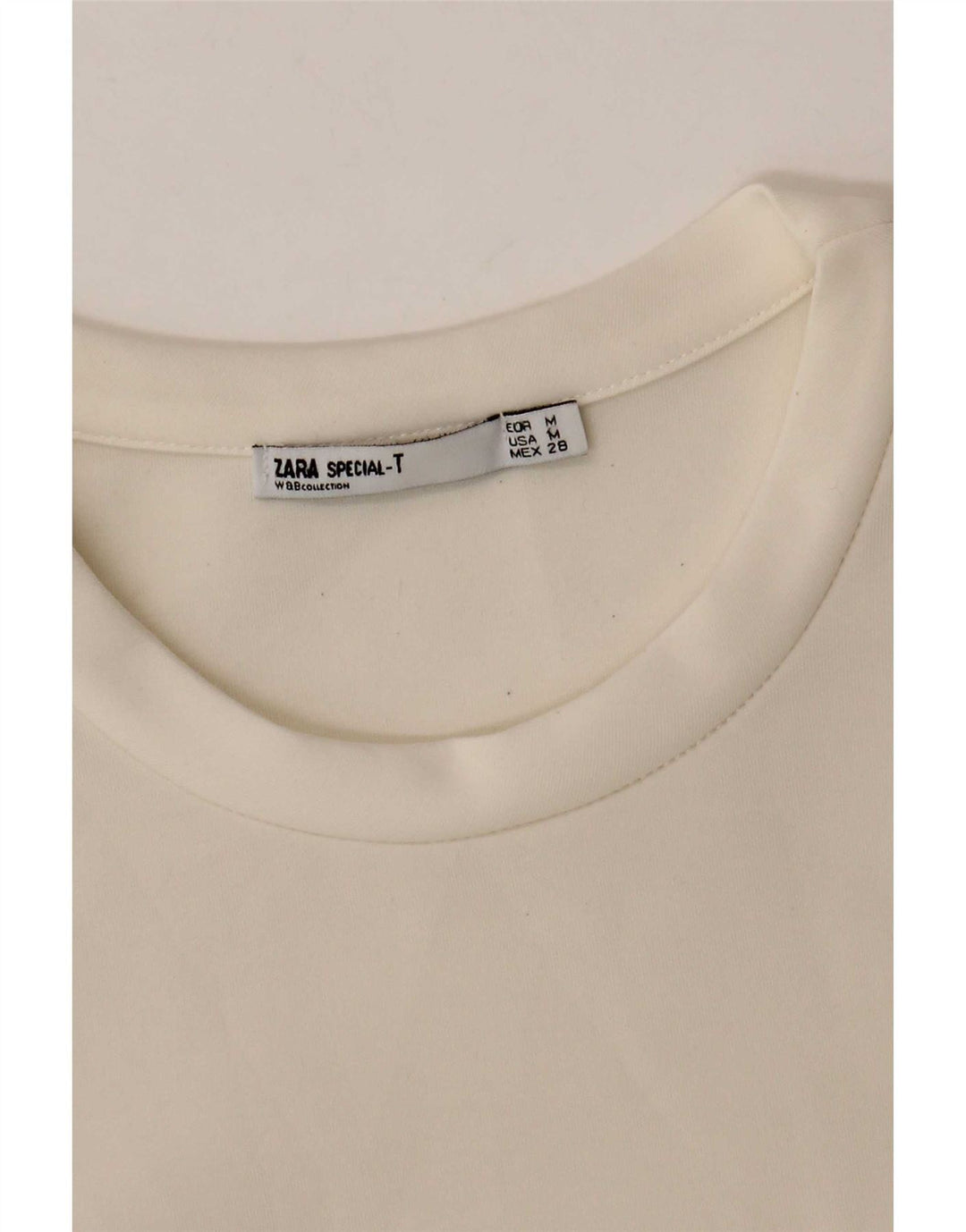 Zara Womens Sweatshirt Jumper Dress UK 12 Medium Off White
