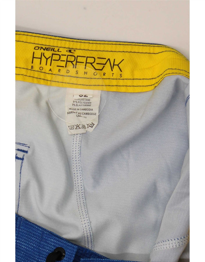 O'Neill Mens Swimming Shorts Medium Blue Colourblock Polyester