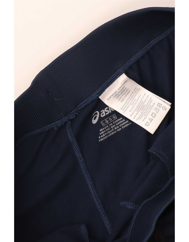 Asics Ανδρική αθλητική φόρμα Παντελόνι Joggers Large Navy Blue Polyester