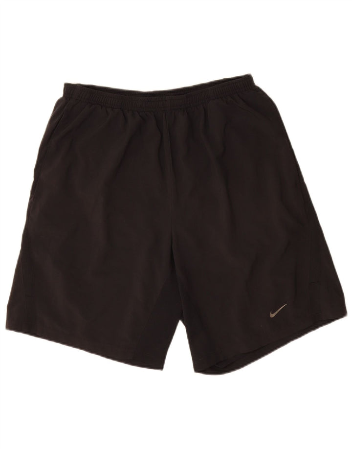 Męskie spodenki sportowe Nike Dri Fit, średni czarny poliester