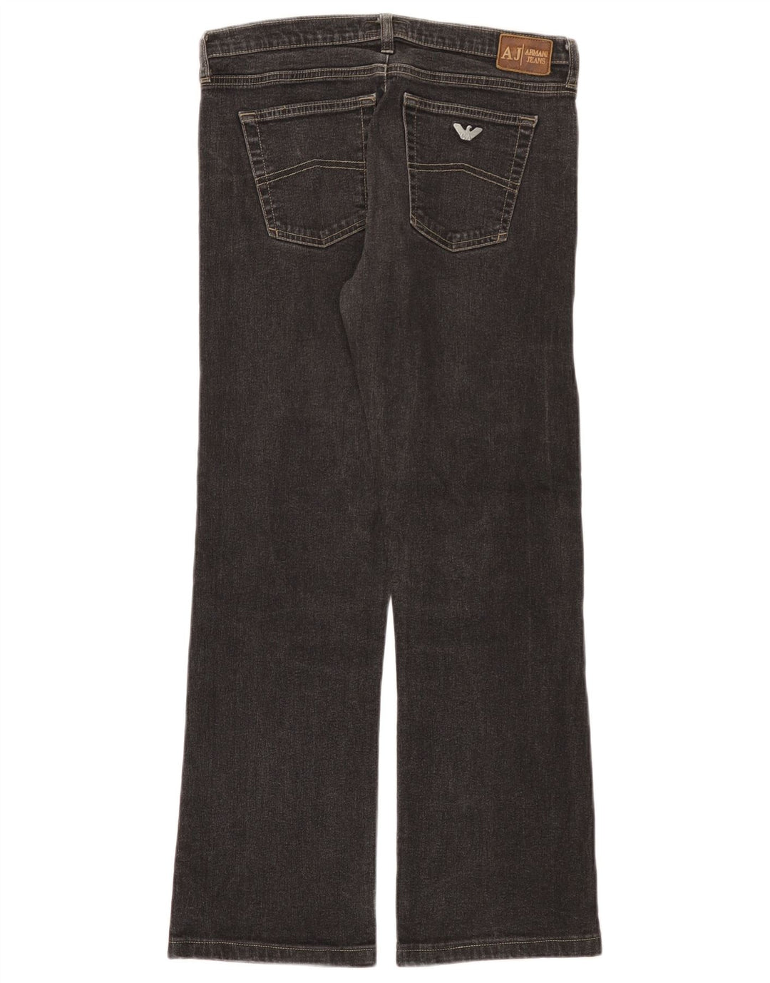 Armani Dame Bootcut Jeans W29 L28 Sort Bomuld
