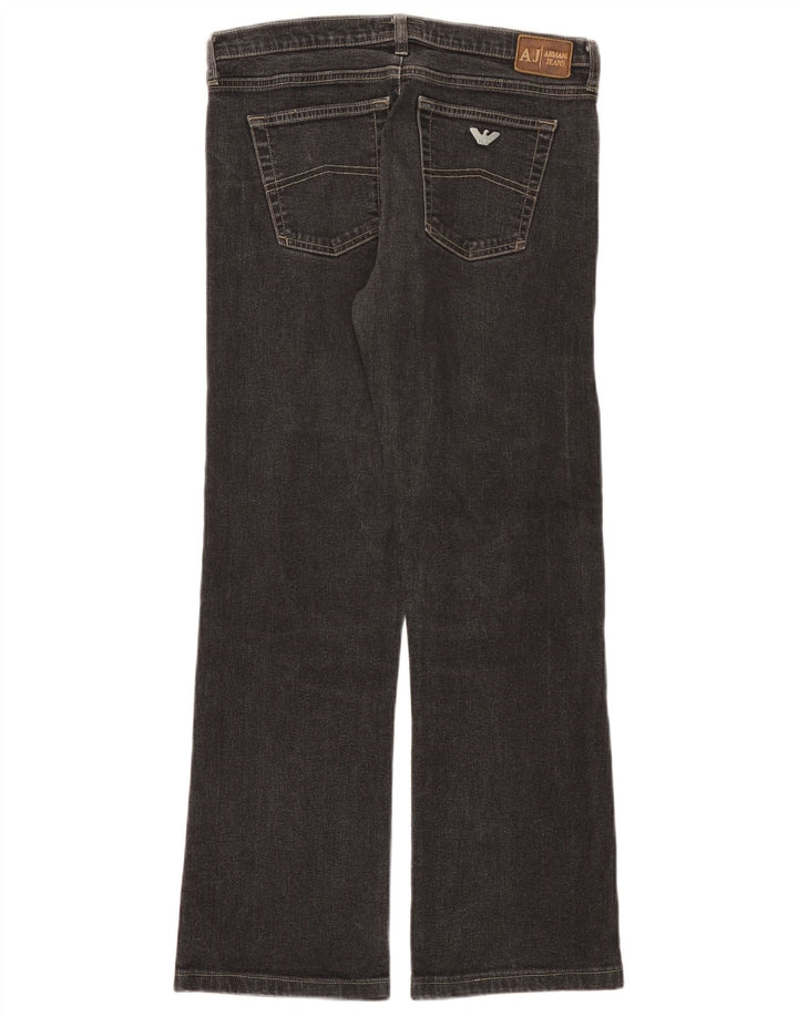Armani Dame Bootcut Jeans W29 L28 Sort Bomuld