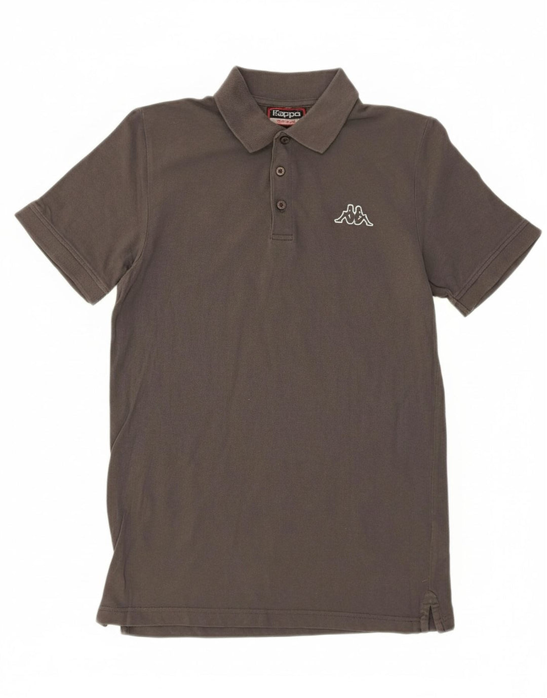 KAPPA Mens Polo Shirt Small Grey Cotton