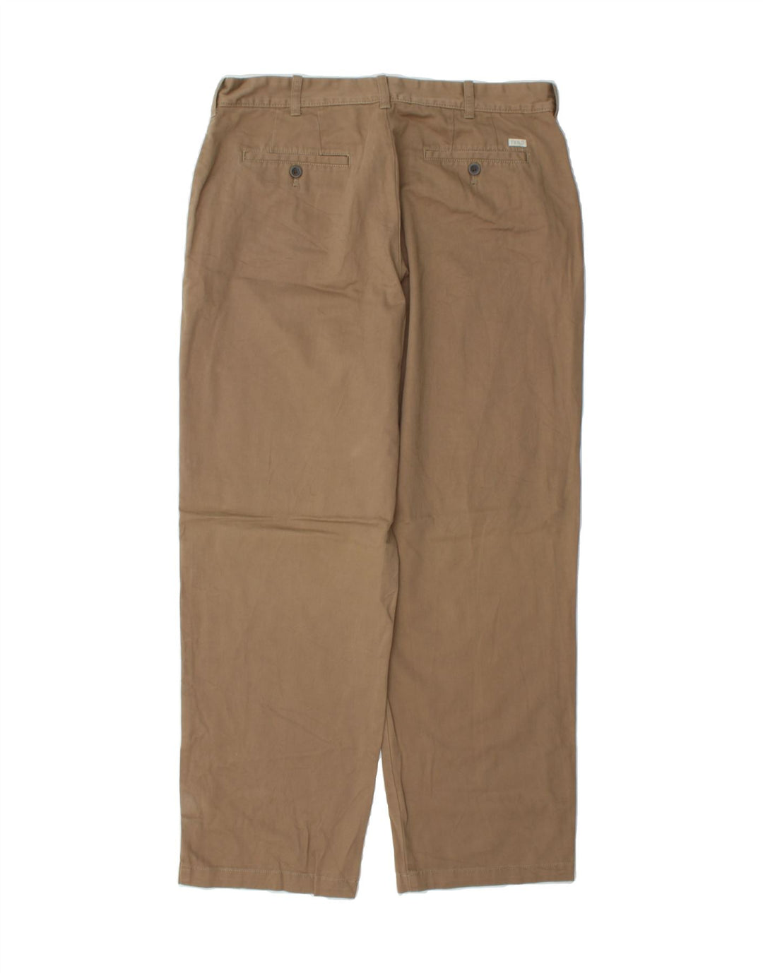 IZOD Mens Classic Straight Casual Trousers W36 L32 Brown Cotton Vintage Izod and Second-Hand Izod from Messina Hembry 