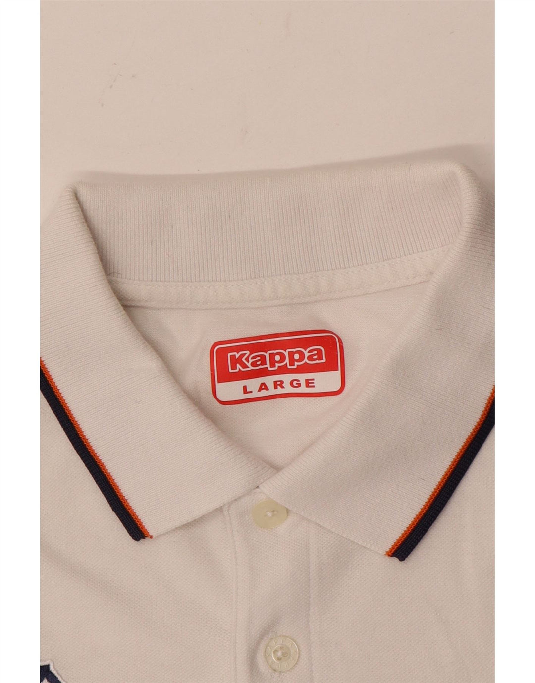 Kappa herre polo skjorte stor hvid