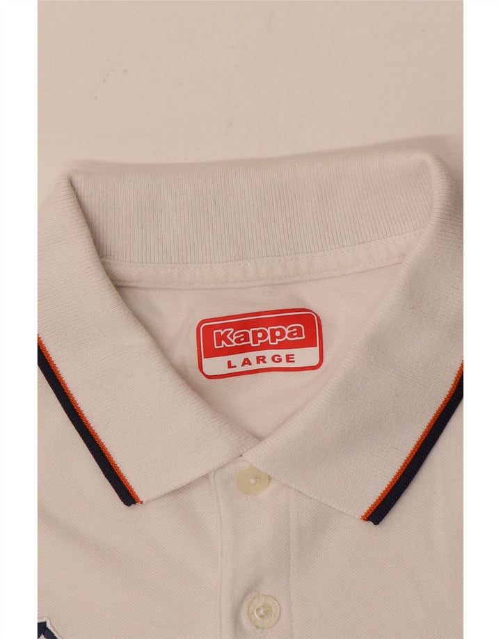 Kappa herre polo skjorte stor hvid
