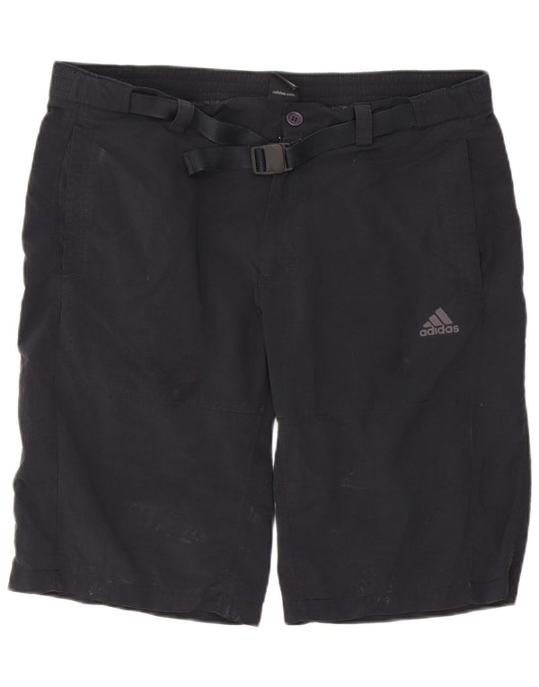 Adidas Herren Climalite Chino Shorts W38 XL Schwarz Polyester