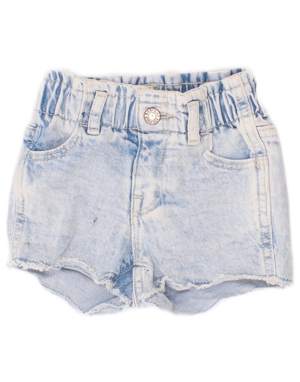 Gap Baby Girls Denim Shorts 6-9 måneder W16 Blå Bomuld